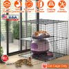 2Tier Cat Cage Playpen Indoor Pet Enclosures Kitten Kennel House Detachable Cat Crate with Climbing Ladder 2 Doors for 1-2 Cats for Ferret Squirrel Sm