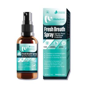 Welsdom Pets Fresh Breath Spray - 30mL | Vanilla Mint Oral Care for Dogs | Effective Breath Freshening & Dental Hygiene | Easy-to-Use Dog-Friendl