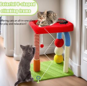 Cat Tree With Built-in Bed - Multi-Function Cat Furniture With Sisal Scratcher, Interactive Toys, And Cozy Resting Spots For Cats (Option: Cat tree)