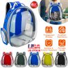 Pet Backpack Carrier Ventilate Transparent Backpack Travel Breathable Astronaut Cat Carrier For Puppies Cats Dogs Under 13LBS
