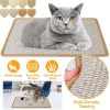 Cat Scratching Mat Natural Sisal Anti-Slip Mat Horizontal Cat Floor Scratching Pad Rug 
Kitten Play Toys Protect Carpets Sofas Furniture